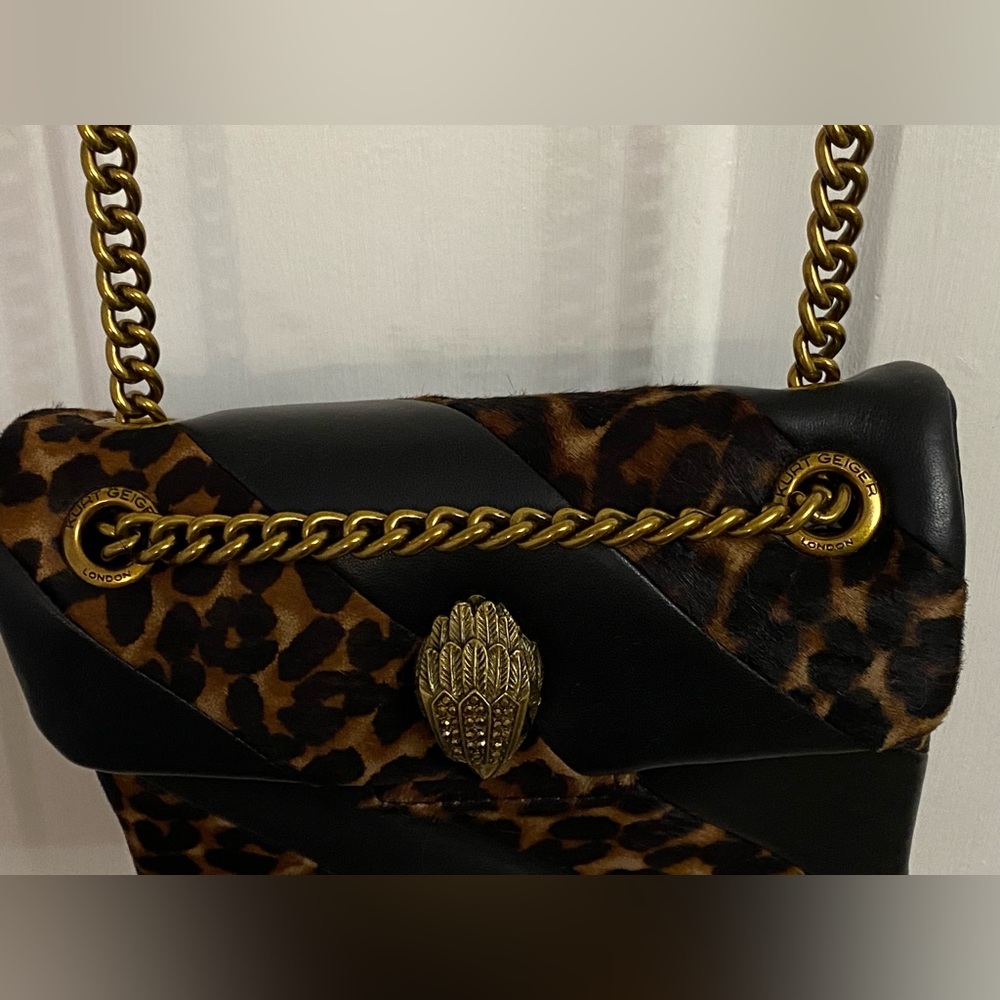 Kurt Geiger Luxury Black and Brown Designer Bag